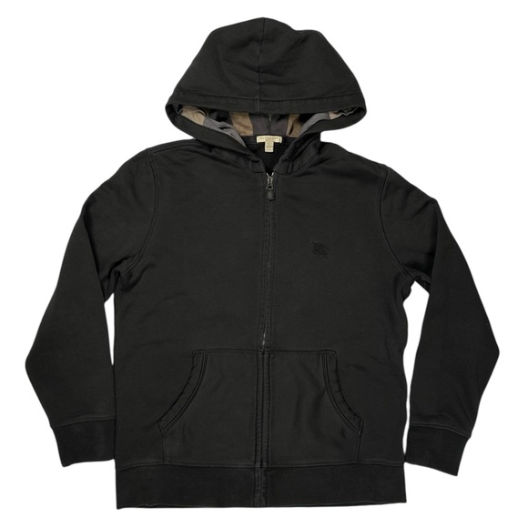 Burberry Brit Claredon Full-Zip Hoodie - Black Nova Check Lining size XXL
